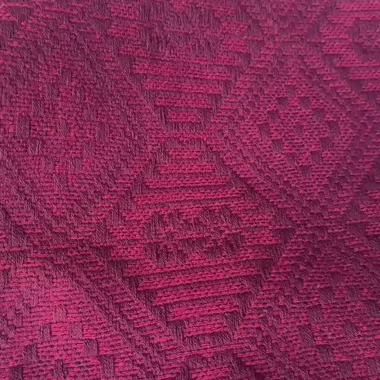 Mexican Rebozo –  Burgundy | Wine | Maroon Shawl from Puebla | 80×28 in | CasaArtMex